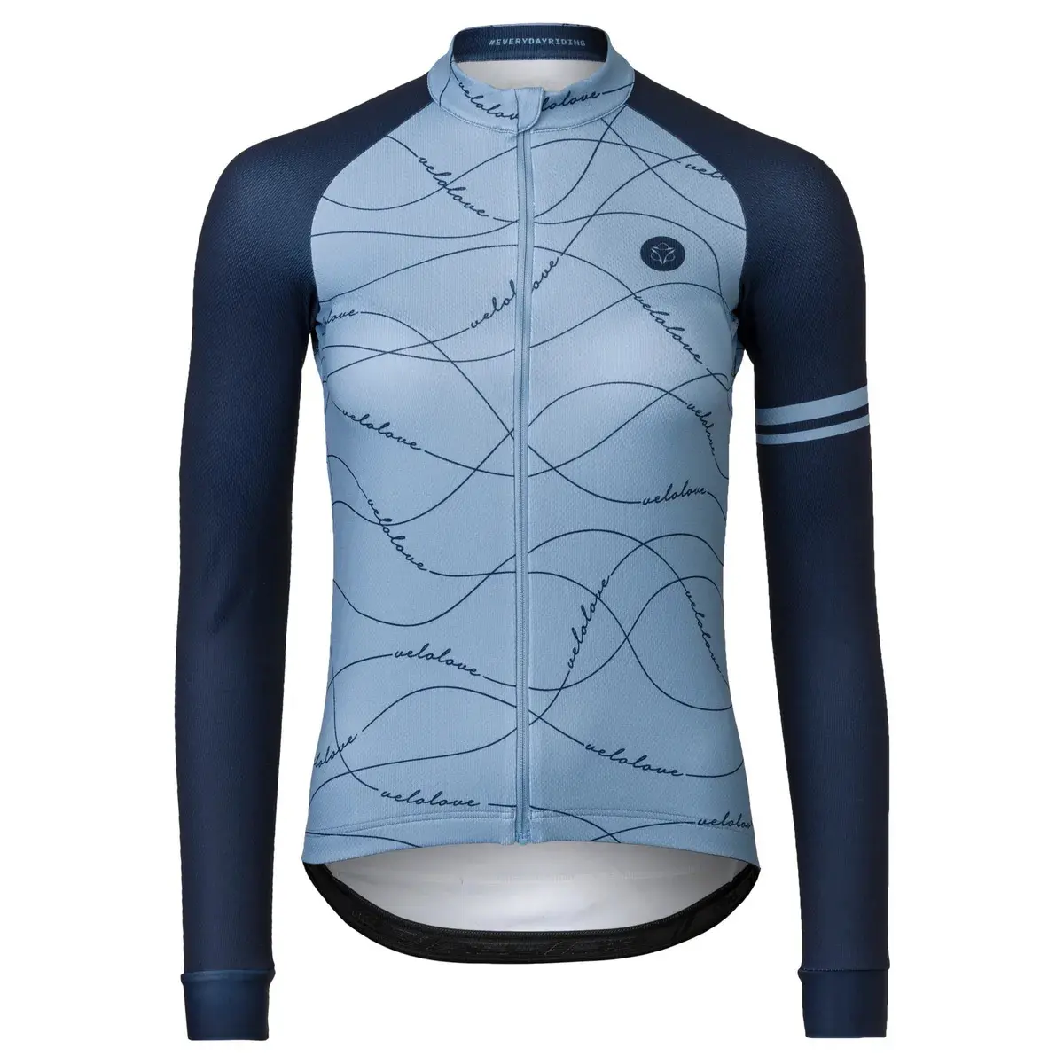 Långärmad tröja för kvinnor Agu Velo Wave