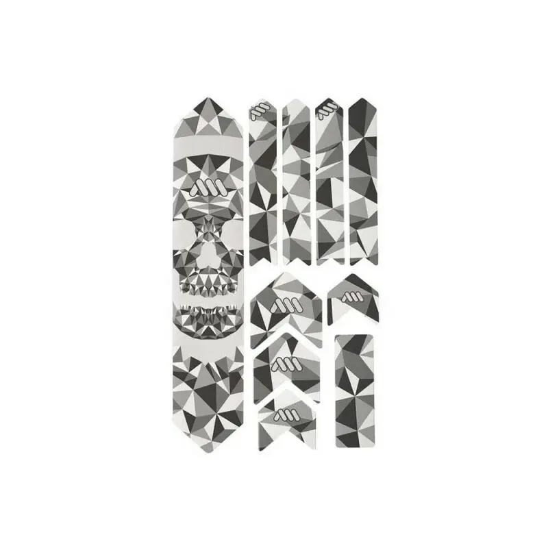 Skyddssats för ram All Mountain Style Extra Fractal Skull (x10)