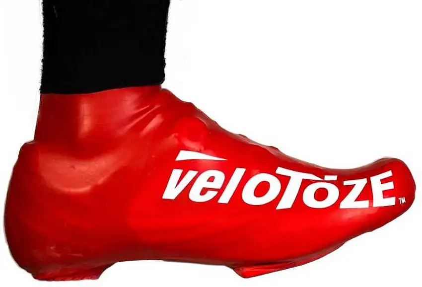 Skoöverdrag Velotoze Short röd