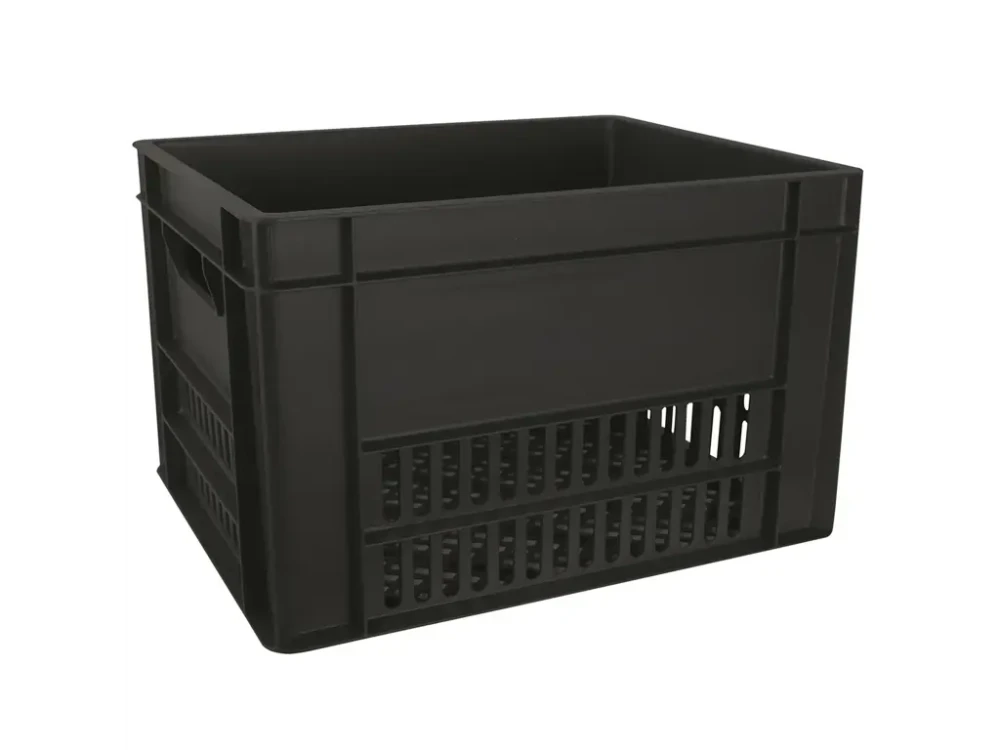 FastRider Crate L plastkorg för fram och bak 34L svart
