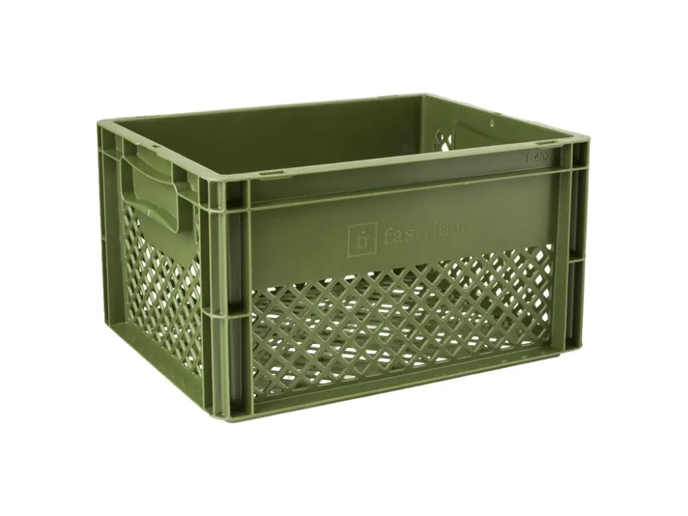 FastRider Crate M plastkorg för fram och bak 22 L army green