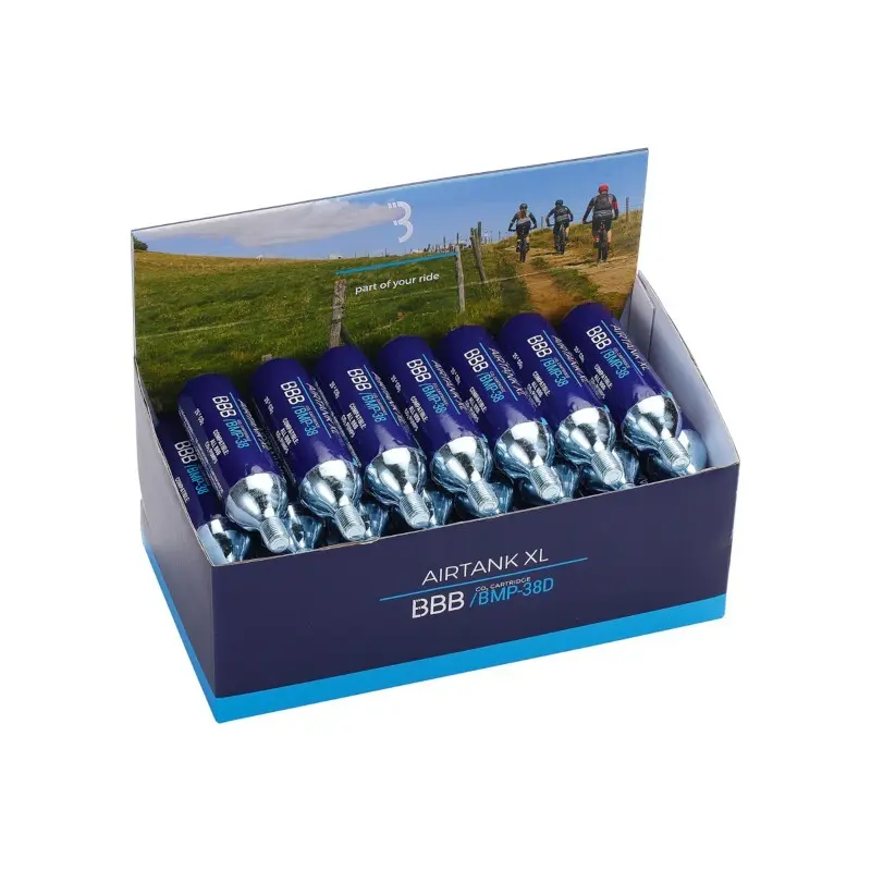 CO2-patron BBB Cycling AirTanks (x30)