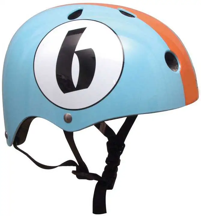 Cykelhjälm Rebel Lemans blå/orange