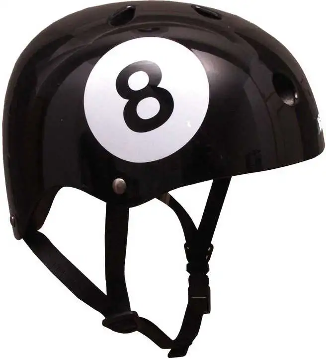 Cykelhjälm Rebel Eightball svart