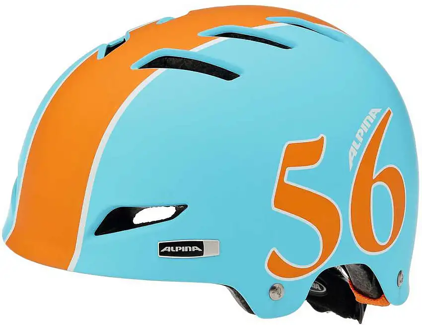 Cykelhjälm Alpina Park Junior Fiftysix blå/orange