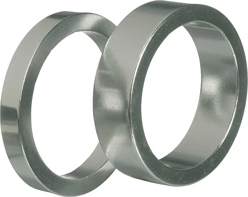 Spacer Spectra aluminium 1" 5/10 mm silver