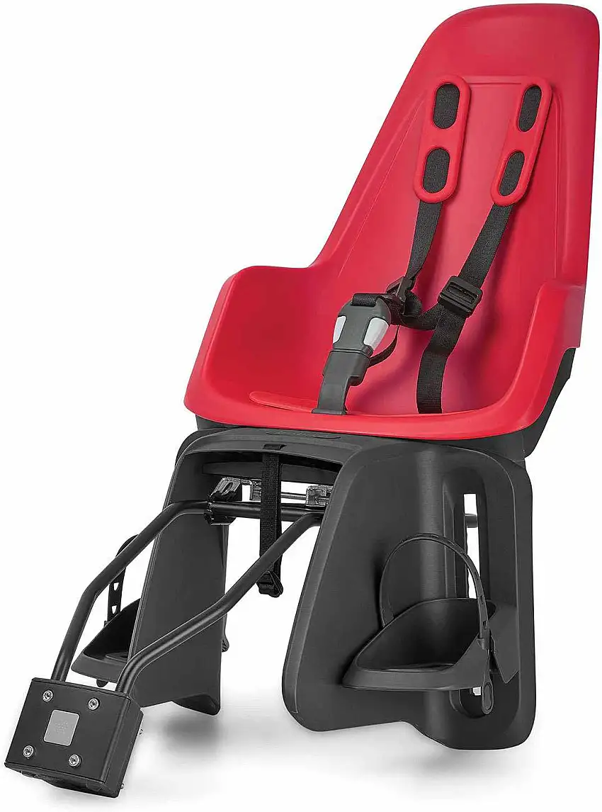 Cykelsits Bobike One Maxi ramfäste röd