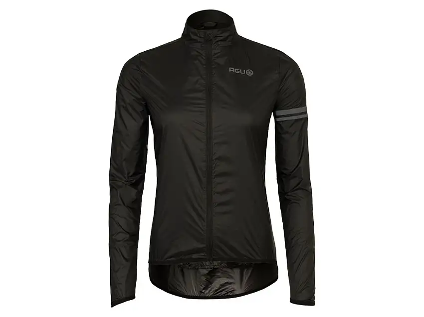AGU Essential wind cykeljacka svart dam