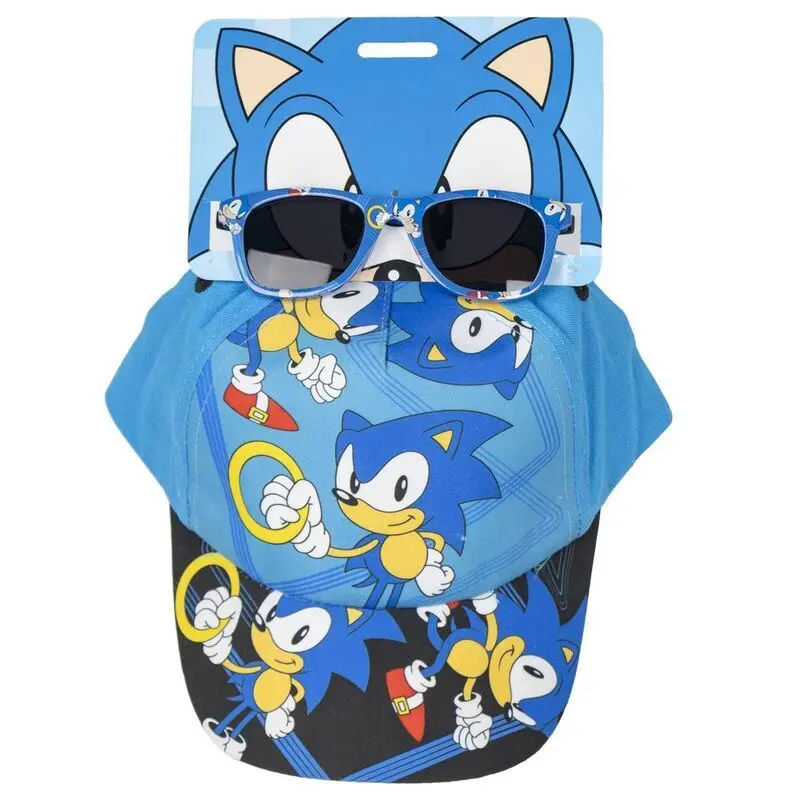 Solglasögon + keps Cerda Sonic The Hedgehog