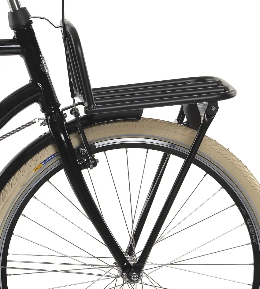 Pakethållare Spectra Alloy 26-28" fram svart