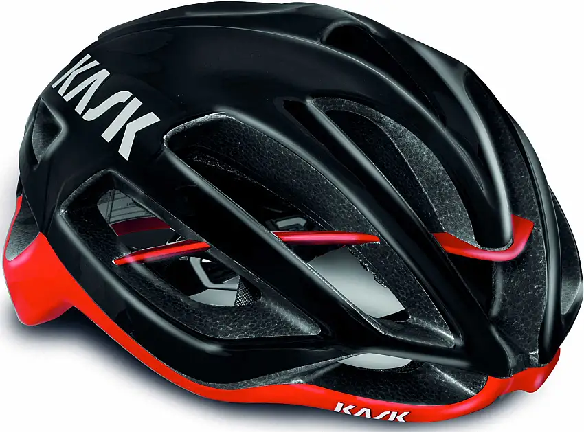 Cykelhjälm Kask Protone svart/röd