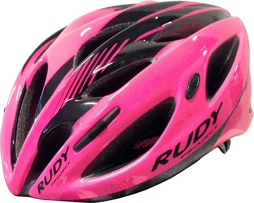 Cykelhjälm Rudy Project Zumax pink fluo-black
