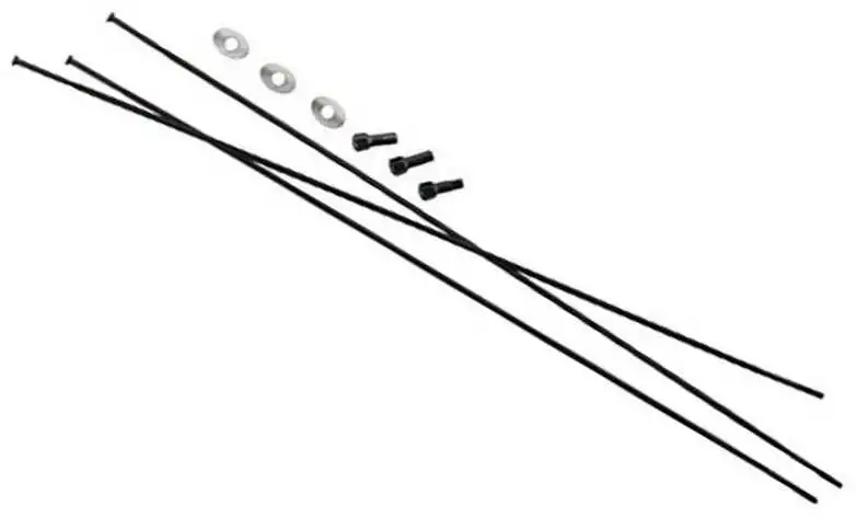 Eker SRAM Rise 60 29" CX-Ray straight-pull inkl. utvändig nippel höger fram vänster bak 264 mm svart 3-pack