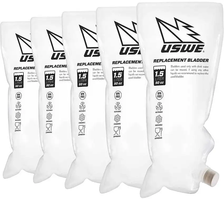 Vätskebehållare USWE Refill 1.5 l transparent 5-pack
