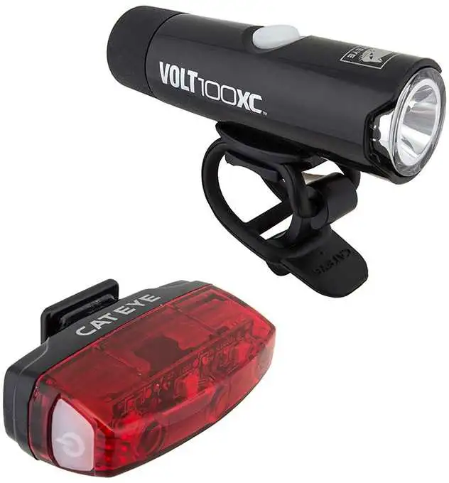 Belysningsset Cateye Volt 100 XC/Rapid Micro