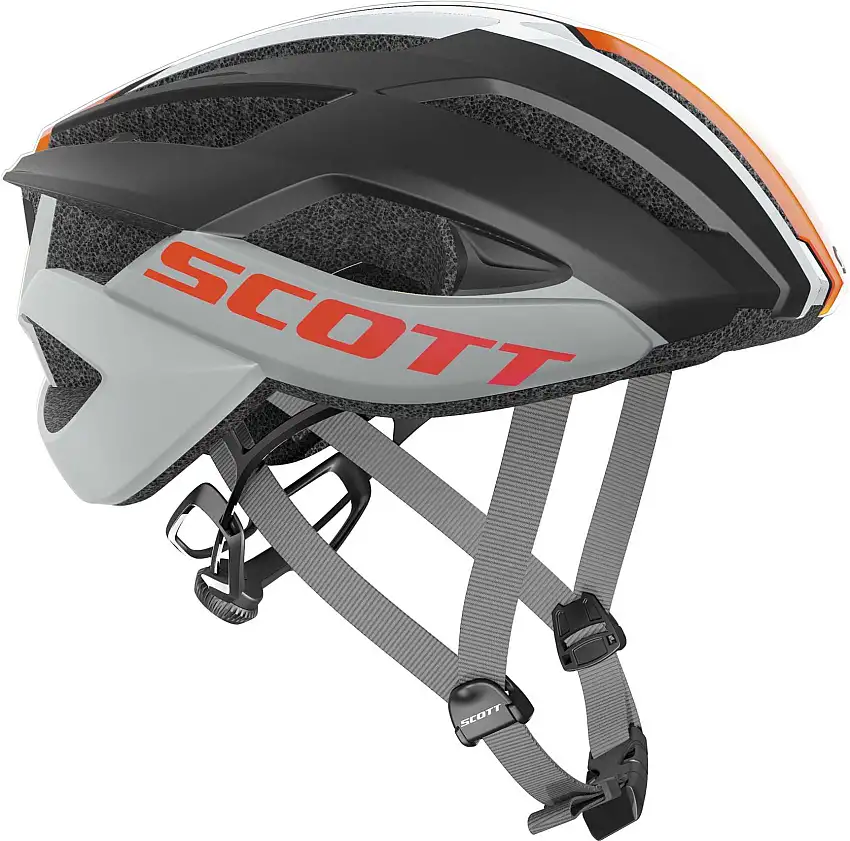 Cykelhjälm Scott Arx Plus MIPS grå/orange