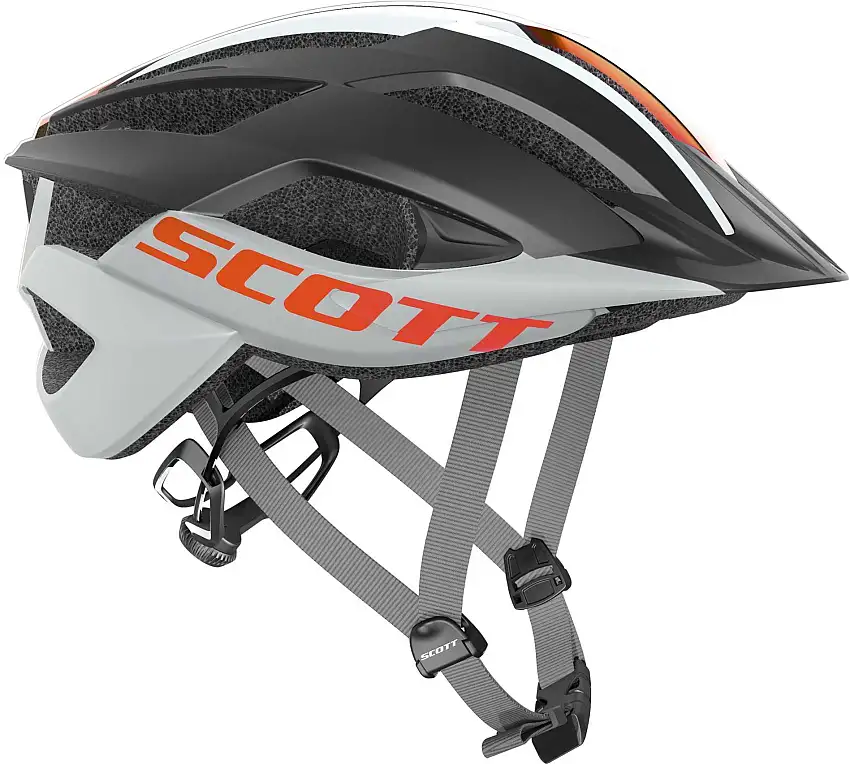 Cykelhjälm Scott Arx MTB Plus MIPS grå/orange/svart