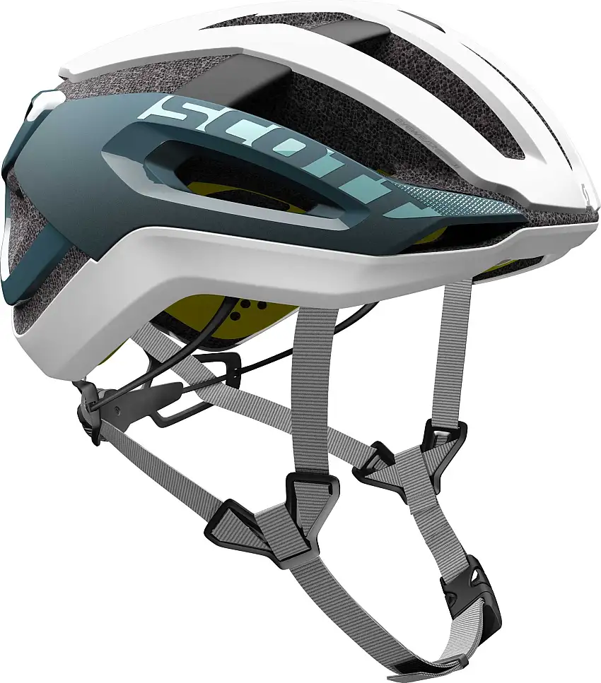 Cykelhjälm Scott Centric Plus MIPS vit/blå