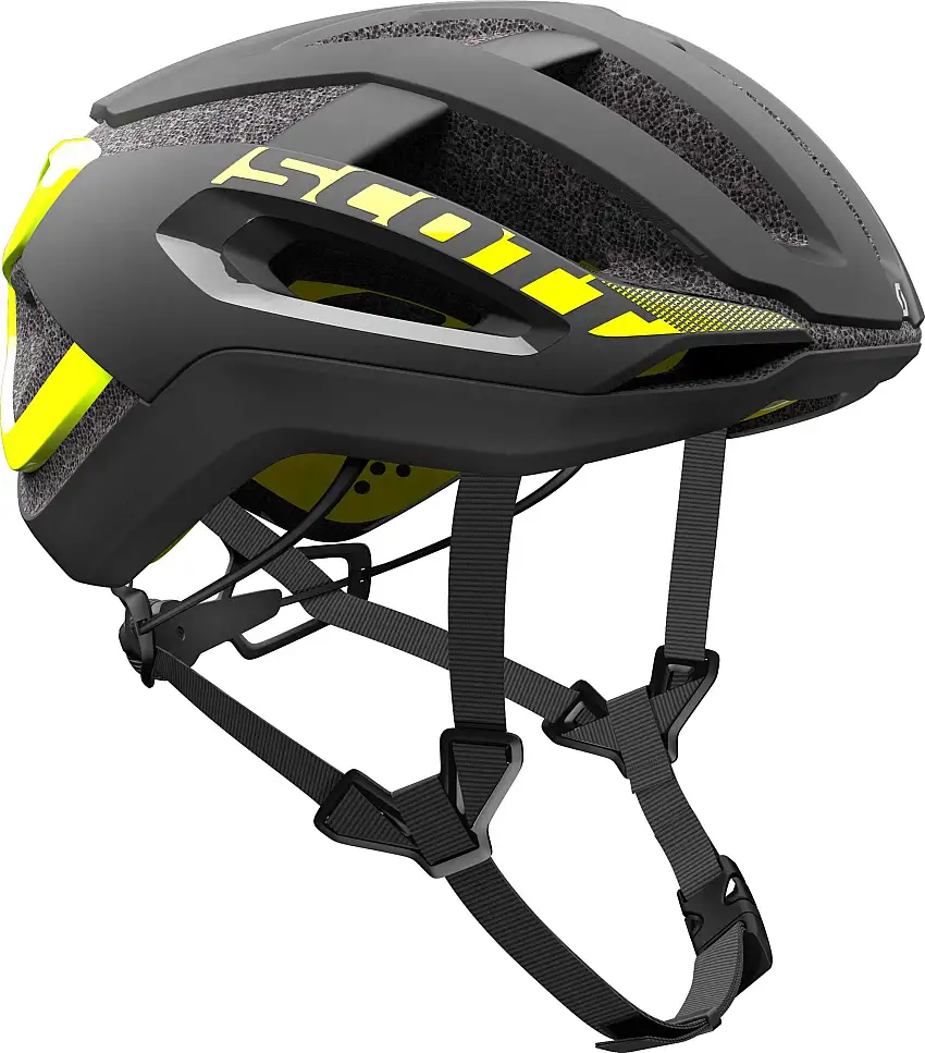 Cykelhjälm Scott Centric Plus MIPS black/yellow rc
