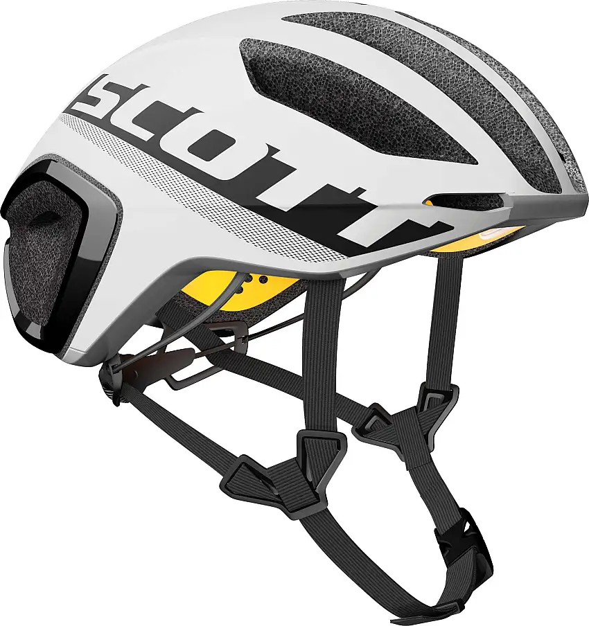 Cykelhjälm Scott cadence Plus MIPS vit/svart