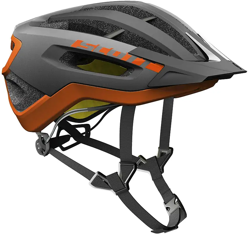 Cykelhjälm Scott Fuga Plus MIPS grå/orange