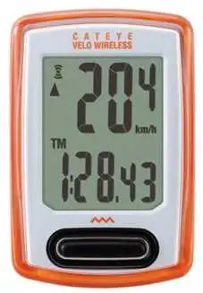 Cykeldator Cateye CC-VT230W Velo trådlös orange