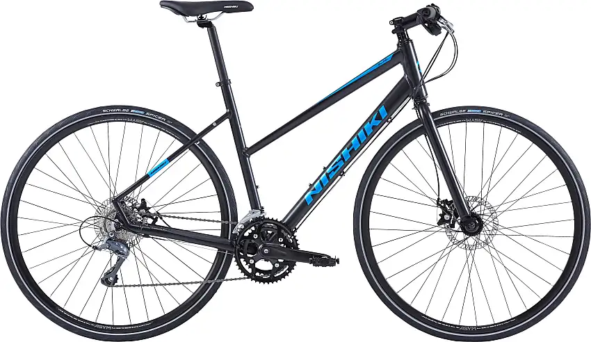 Nishiki SL-Air dam svart/blå