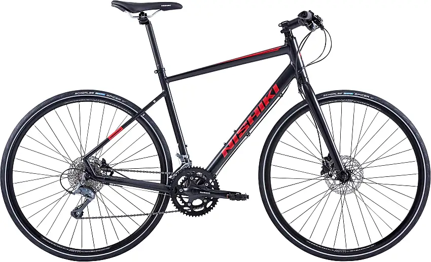Nishiki Comp-Air herr svart/röd