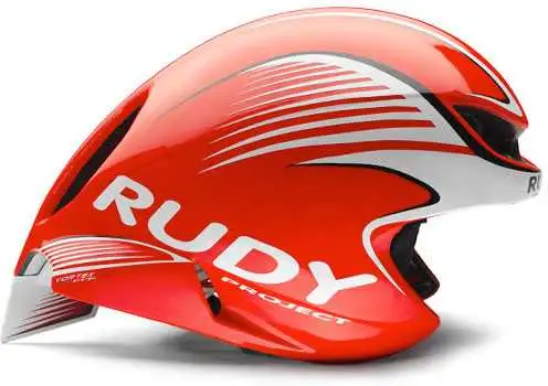 Cykelhjälm Rudy Project Wing57 red fluo/white shiny