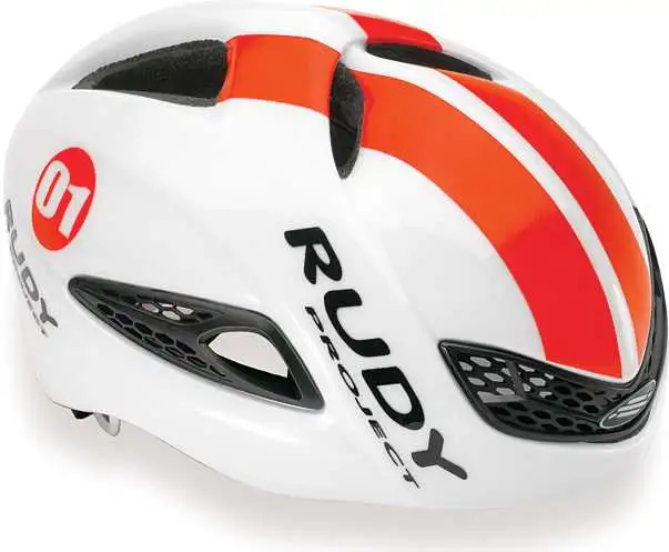 Cykelhjälm Rudy Project Boost 01 white/red fluo shiny