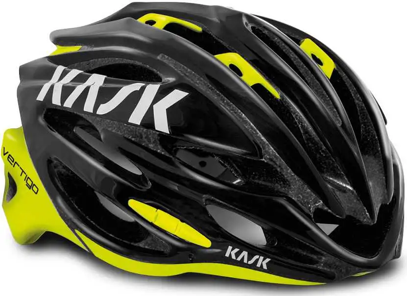 Cykelhjälm Kask Vertigo 2.0 svart/gul