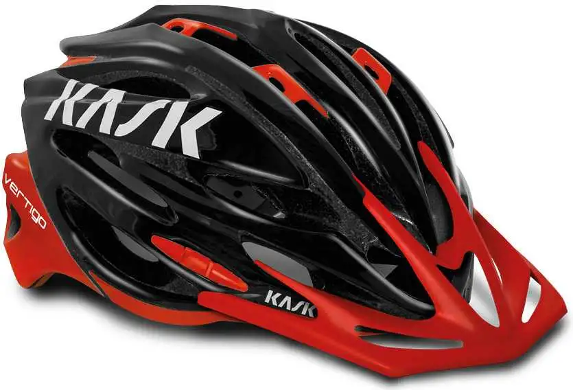 Cykelhjälm Kask Vertigo XC svart/röd