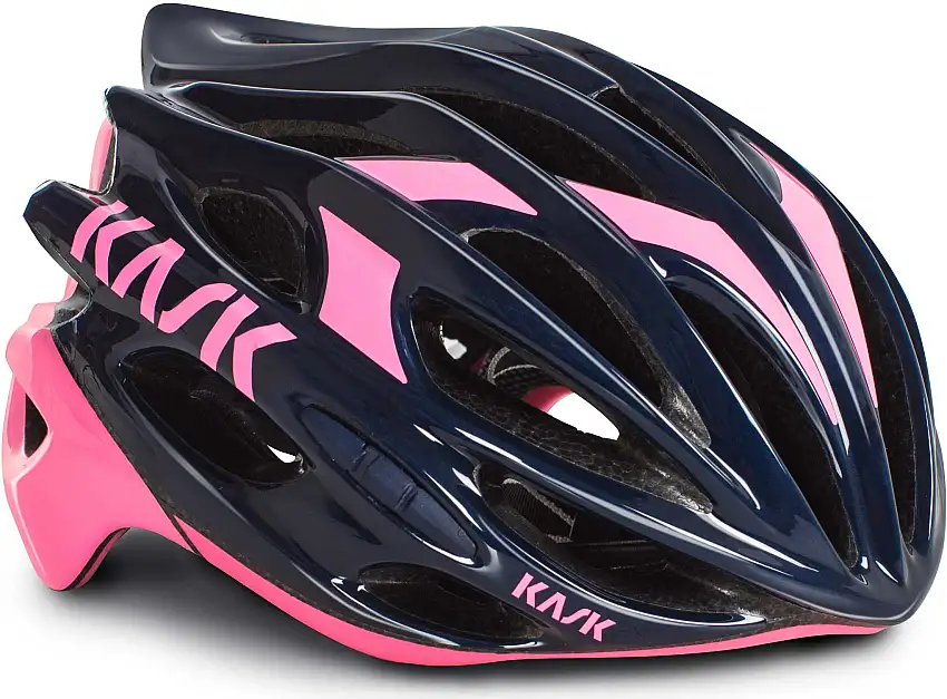 Cykelhjälm Kask Mojito blå/rosa