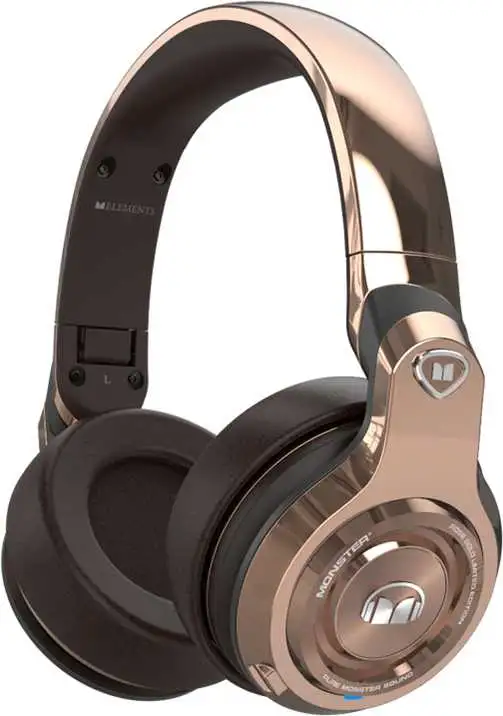 Hörlurar Monster Elements Over-Ear Wireless Rose Gold