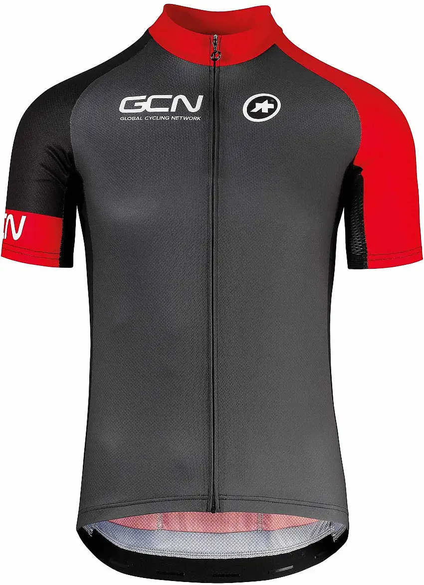 Tröja Assos SS.Gcn Pro Training svart/röd