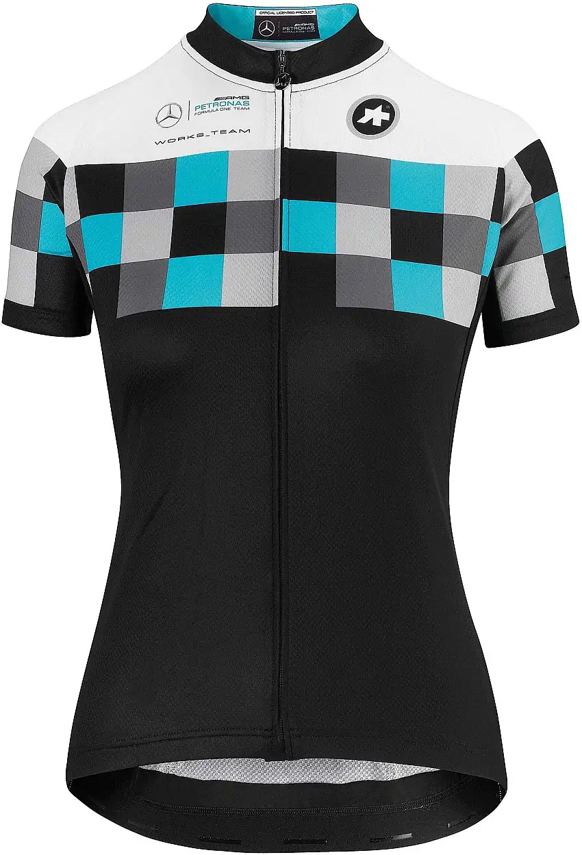 Tröja Assos SS.Works_Teamjersey_Evo8 dam svart/grön