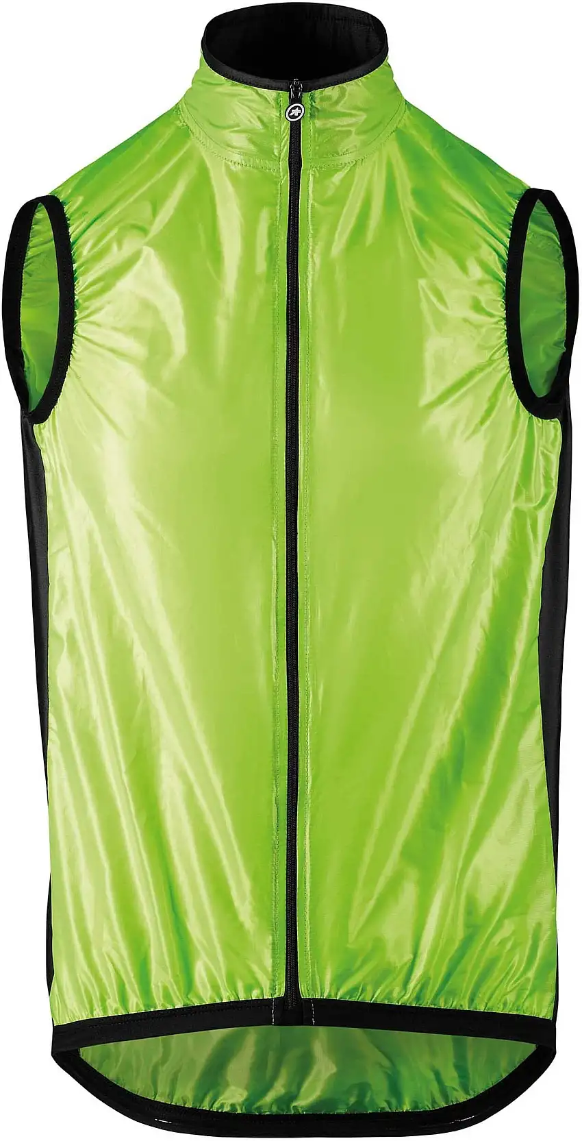 Väst Assos Mille GT Wind hi-vis grön