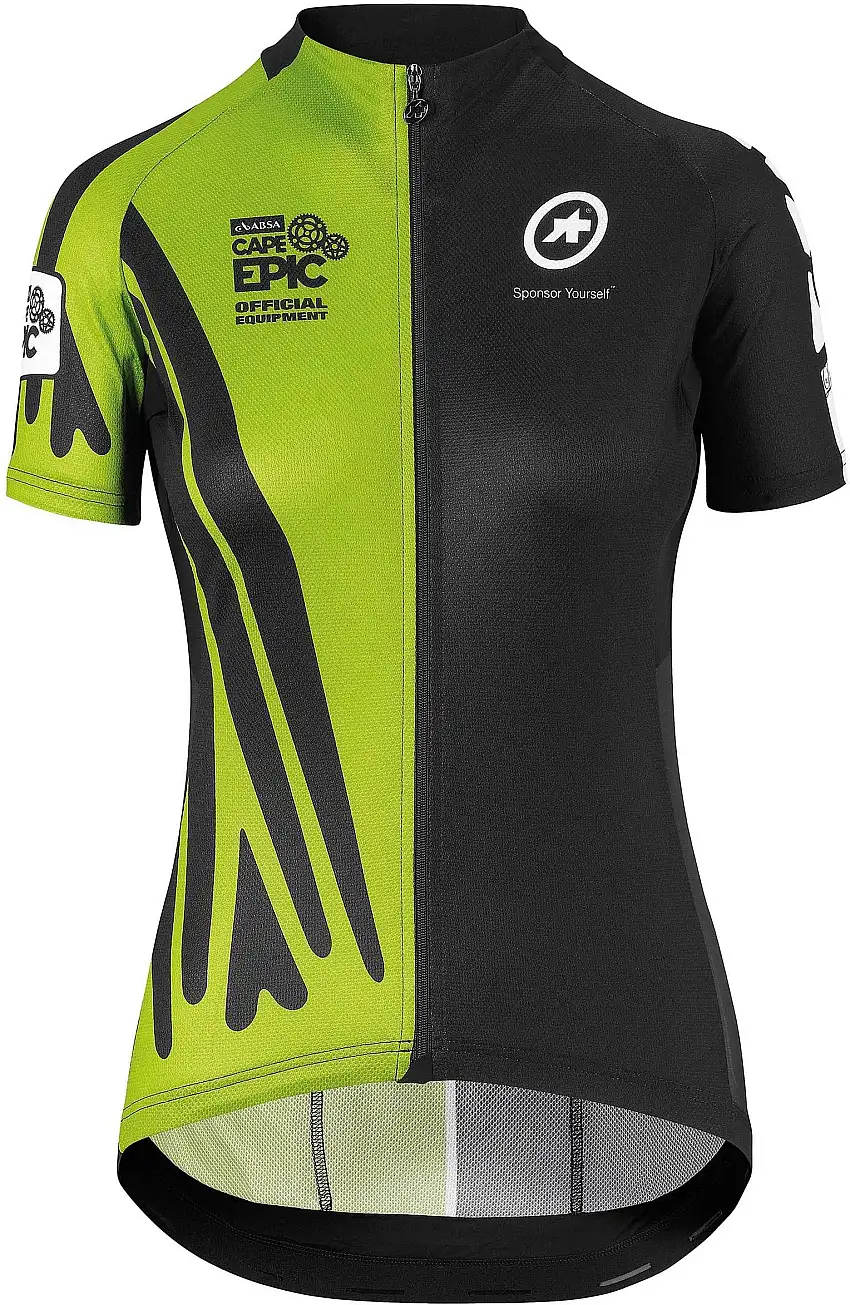 Tröja Assos SS.Capeepicxcjersey_Evo7 dam grön/svart