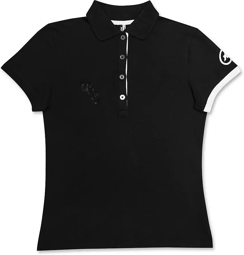 Tröja Assos Polo Corporate SS dam svart