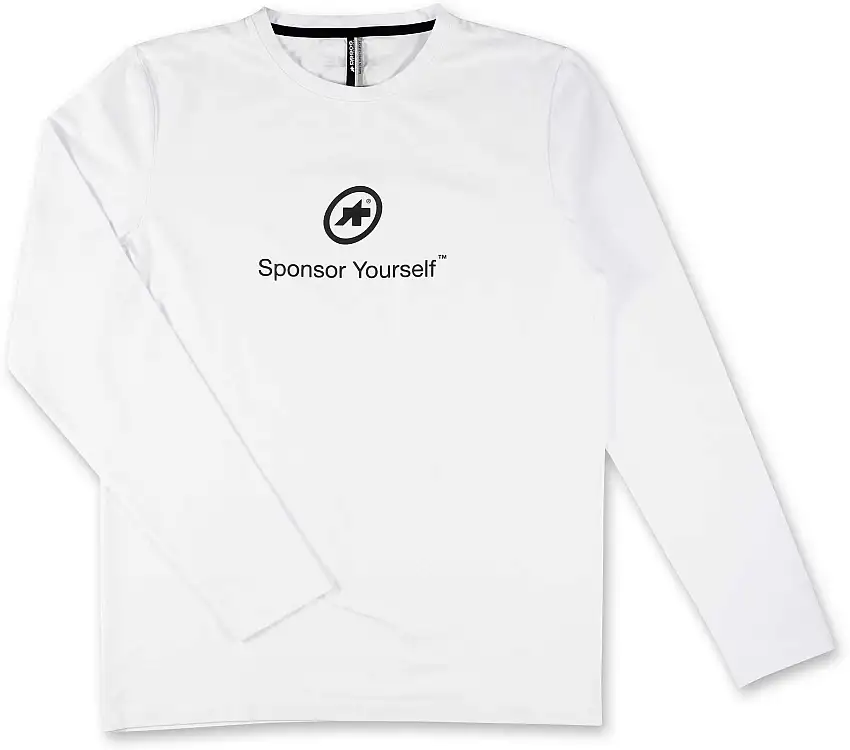 T-Shirt Assos Sponsor Yourself LS vit
