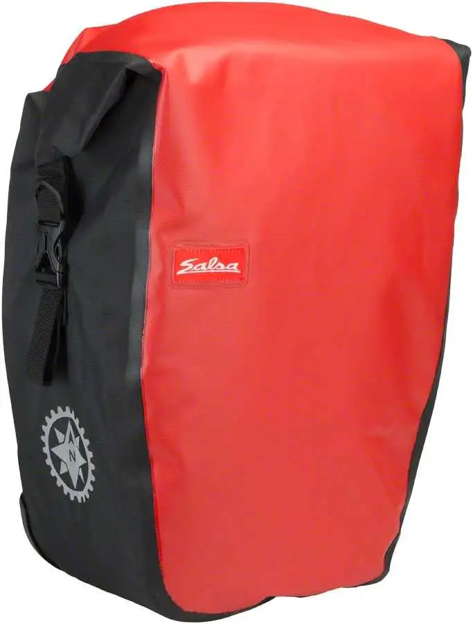 Packväska Salsa Touring Pannier bak 27 l röd