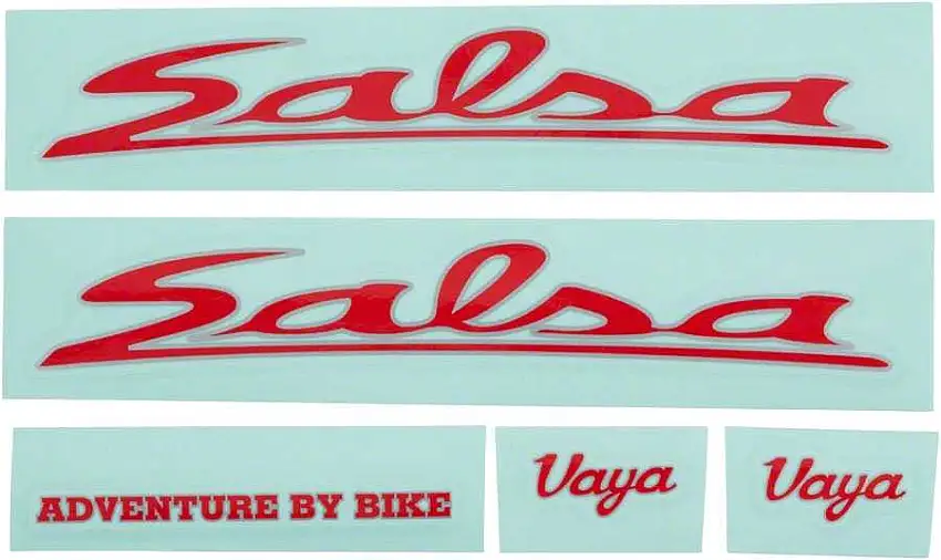 Dekaler Salsa Vaya Travel röd