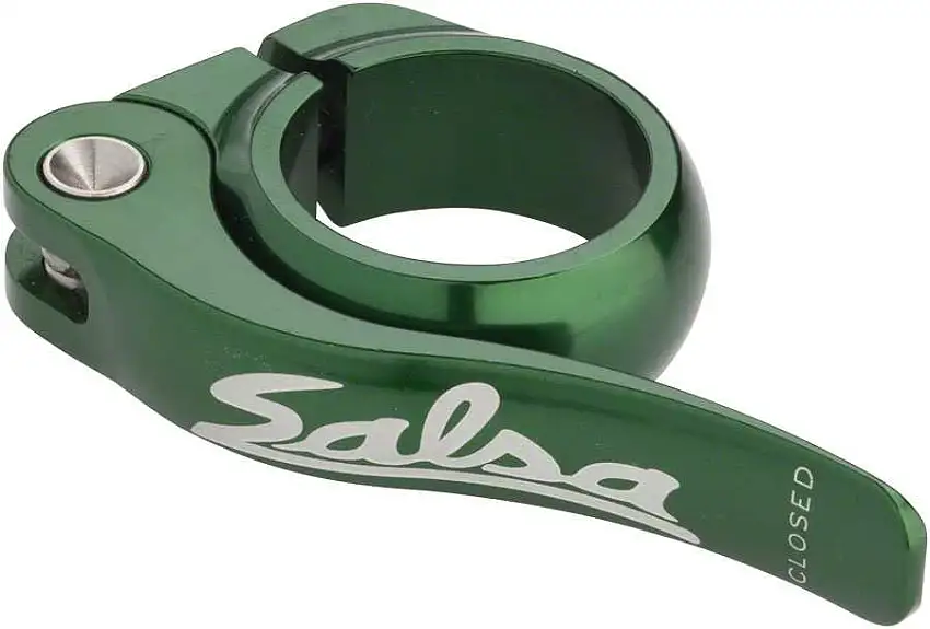 Sadelstolpsklamma Salsa Flip-Lock 35.0 mm grön