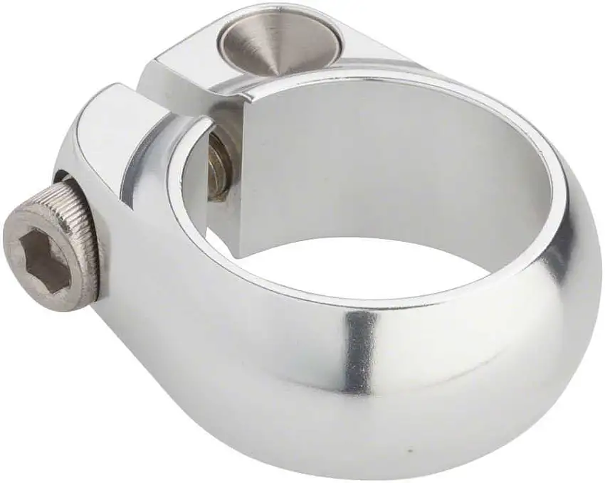 Sadelstolpsklamma Salsa Lip-Lock 35.0 mm silver