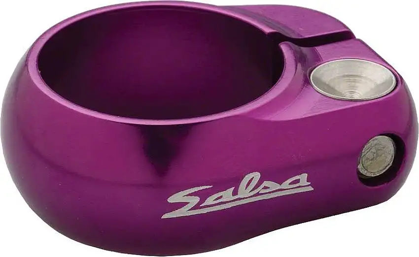 Sadelstolpsklamma Salsa Lip-Lock 36.4 mm lila