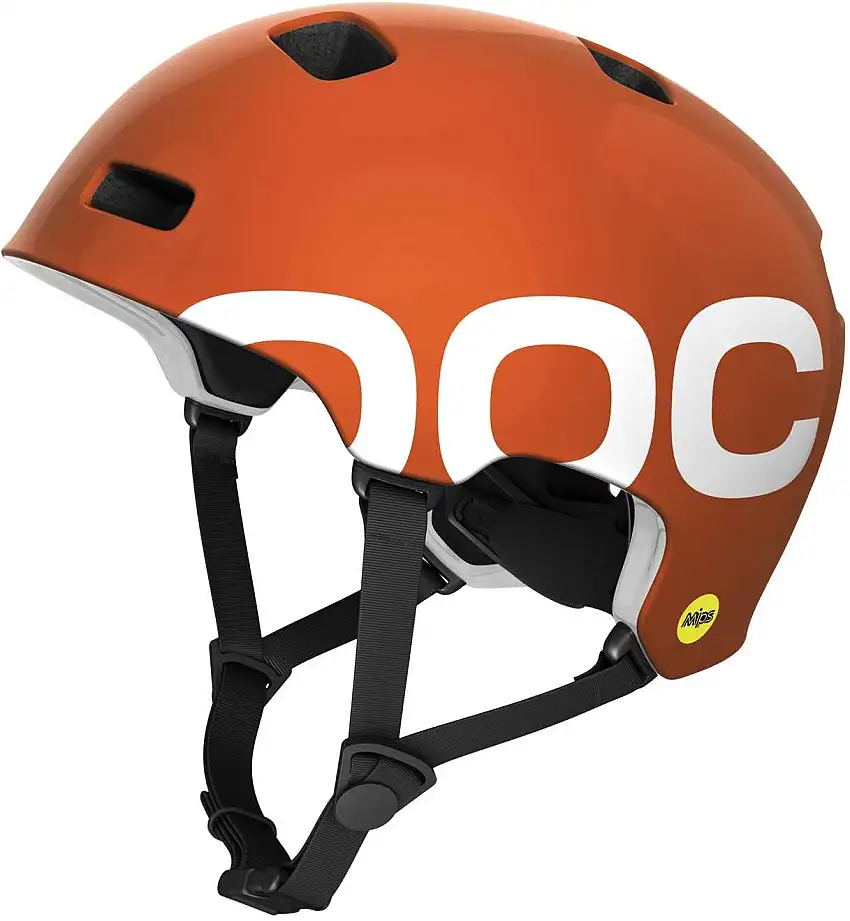 Cykelhjälm POC Crane MIPS orange