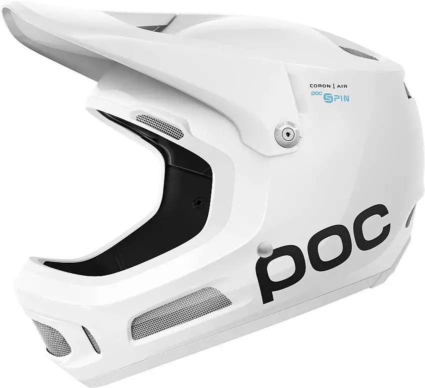 Cykelhjälm POC Coron Air SPIN vit