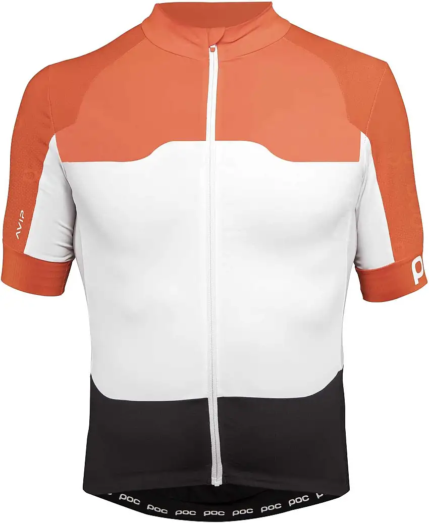 Tröja POC Avip SS Ceramic orange/vit