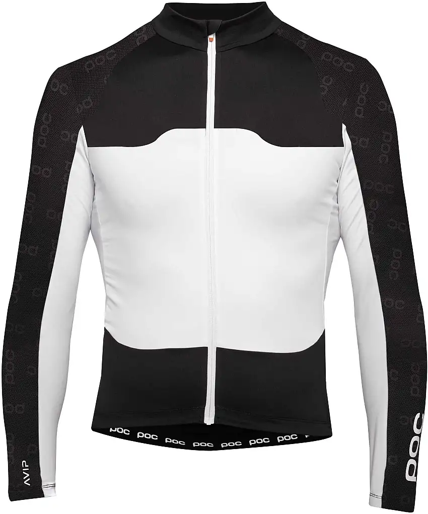 Tröja POC Avip LS Ceramic svart/vit