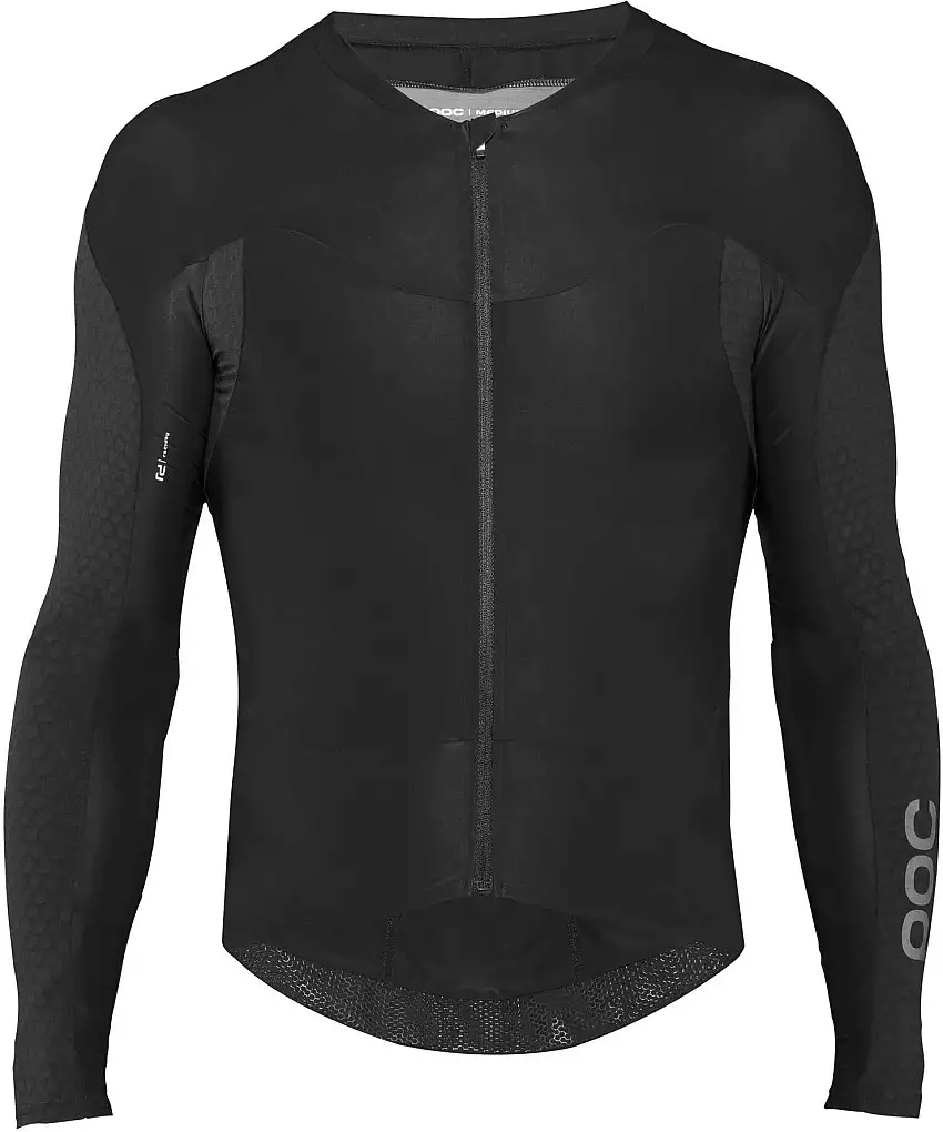 Tröja POC Raceday Aero LS svart/vit